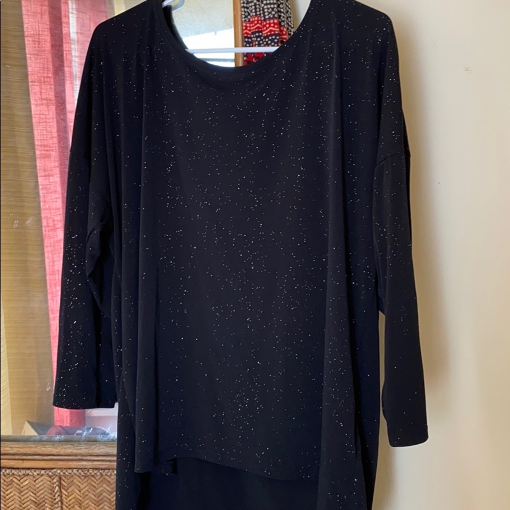 Sparkly aesthetic oversized long sleeve